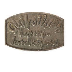 QUIKSILVER Silver tone Metal Buckle